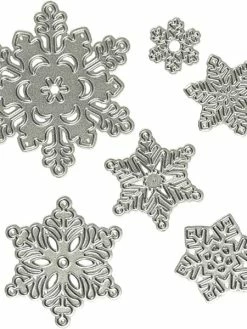 Creativ Company Gabarit De Coupe - Flocons - 6 éléments