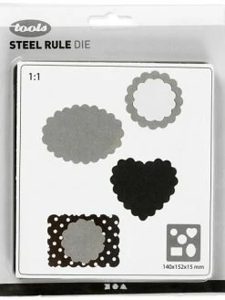 Creativ Company Gabarit De Coupe Formes Festonnées - 5 éléments