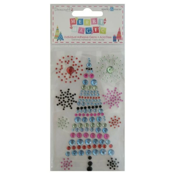 Dovecraft Gemmes Adhésives Strass : Thème Noël - Merry Magic 1 Dovecraft Gemmes Adhésives Strass : Thème Noël - Merry Magic