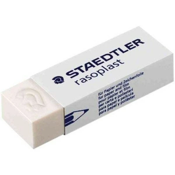 Staedtler Gomme Plastique "Rasoplast 526 B20" - Blanc 1 Staedtler Gomme Plastique "Rasoplast 526 B20" - Blanc