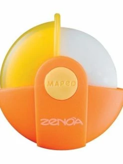 Gomme Protection Maped Zenoa, Avec étui Rotatif Jaune