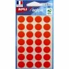 Apli Agipa Gommettes Auto-Adhésives - 15Mm - 168 Étiquettes - Orange - Apli