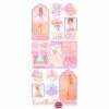 Grande Planche De Stickers Tags Barbie Sandylion 30 X 14 Cm
