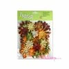 Gros Lot Fleurs Tissu - Petaloo - 50 Pièces