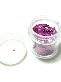 Perlesmania H113166E PAX 1 Boite Paillette Fushia 10gr Pour Inclusion Résine Nail Art, Scrapbooking