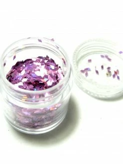 Perlesmania H113166I PAX 1 Boite Paillette Violet 10gr Pour Inclusion Résine Nail Art, Scrapbooking