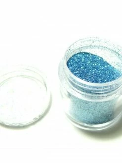 Perlesmania H11319T PAX 1 Boite Paillette Fine Bleu 5gr Pour Inclusion Résine Nail Art, Scrapbooking