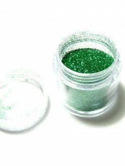 Perlesmania H11319X PAX 1 Boite Paillette Fine Vert Flashy 5gr Pour Inclusion Résine Nail Art, Scrapbooking
