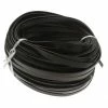 Perlesmania H171 PAX 5 Mètres Cordon Plat Cuir Veritable 3 Par 2mm Noir
