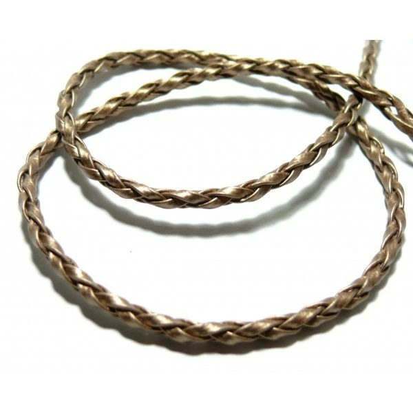 Perlesmania H5060 PAX 5 M Fil Tressé Simili Cuir Couleur Bronze Diamètre 3mm 1 Perlesmania H5060 PAX 5 M Fil Tressé Simili Cuir Couleur Bronze Diamètre 3mm