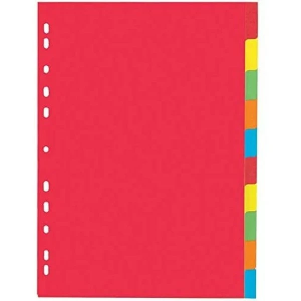Pagna Intercalaires En Carton - A4 - 10 Touches 1 Pagna Intercalaires En Carton - A4 - 10 Touches