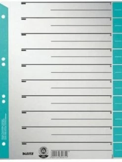 Leitz Intercalaires En Carton - A4 Extra-large - Bleu