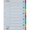 Esselte Intercalaires En Carton Uni - A4 - 10 Touches