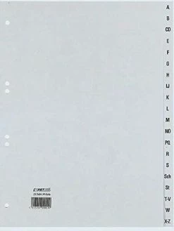 Hetzel Intercalaires En Plastique - A-Z - A4