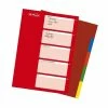 Herlitz Intercalaires En Plastique - Uni - A4 - 5 Touches