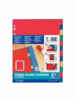 Oxford Intercalaires Neutres "Tradition" - A4+ - 12 Touches