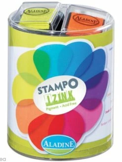 Aladine Kit 10 Encreurs Stampo'colors Vitamine