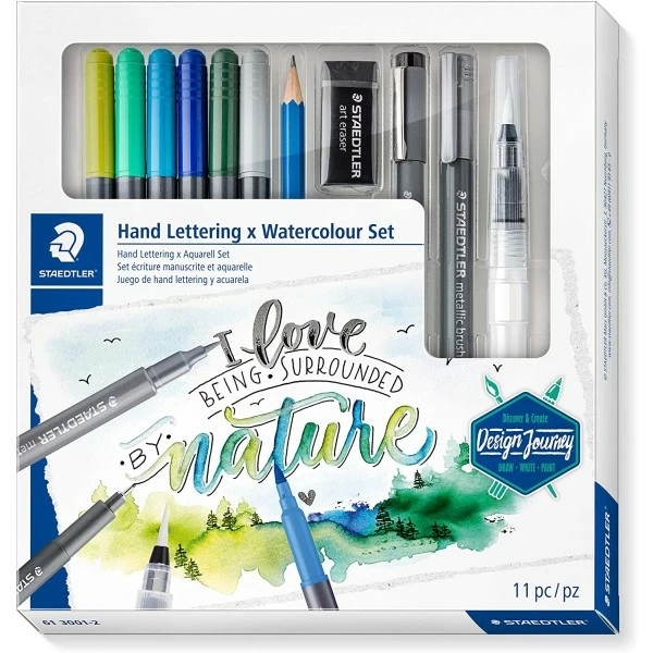 Staedtler Kit Aquarelle & De Calligraphie Watercolor 1 Staedtler Kit Aquarelle & De Calligraphie Watercolor
