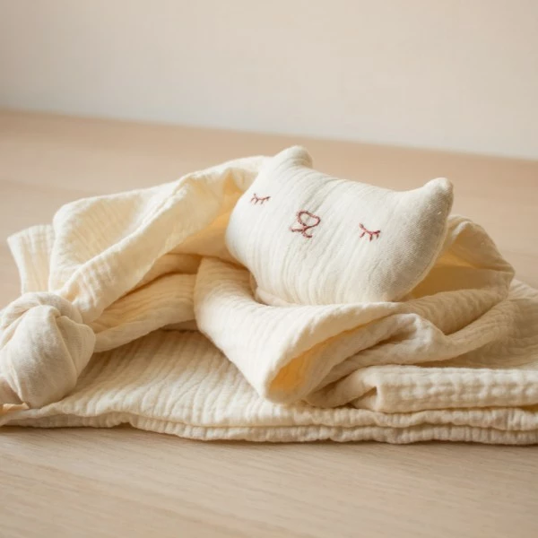 Pause Moderne KIT BÉBÉ DIY - Créer Son Lange Doudou 4 Pause Moderne KIT BÉBÉ DIY - Créer Son Lange Doudou – Image 4