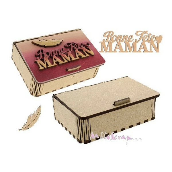 Kit Bonne Fête Maman - Boanita - Coffret Embellissements 1 Kit Bonne Fête Maman - Boanita - Coffret Embellissements