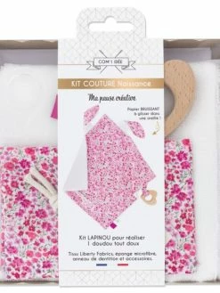 Com'1 Idée Kit Couture Doudou - Lapinou Liberty Phoebe - 1 Pce