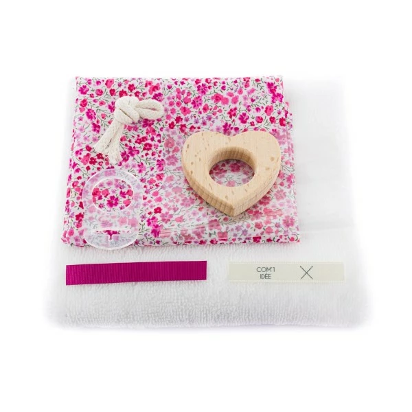 Com'1 Idée Kit Couture Doudou - Lapinou Liberty Phoebe - 1 Pce 3 Com'1 Idée Kit Couture Doudou - Lapinou Liberty Phoebe - 1 Pce – Image 3