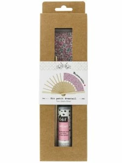 Com'1 Idée Kit Couture éventail - Tissu Liberty Eloise - Petit Modèle