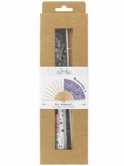 Com'1 Idée Kit Couture éventail - Tissu Liberty June's Meadow - 23,5 Cm