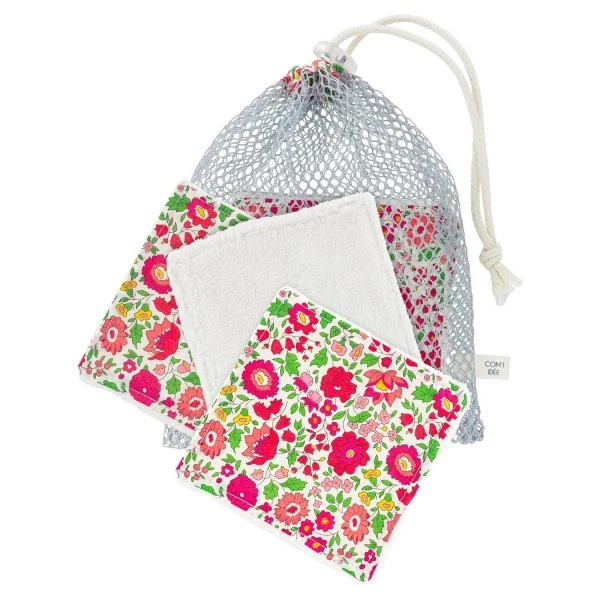 Com'1 Idée Kit Couture - Lingettes Lavables Et Filet - Tissus Liberty D'Anjo - 7 Pcs 2 Com'1 Idée Kit Couture - Lingettes Lavables Et Filet - Tissus Liberty D'Anjo - 7 Pcs – Image 2