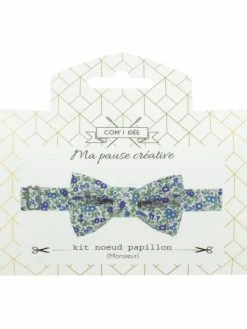 Com'1 Idée Kit Couture - Noeud Papillon Liberty Chamomille