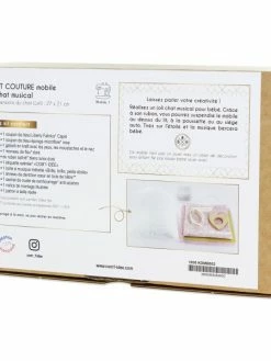 Com'1 Idée Kit Couture - Peluche Musicale Liberty Rose - Chat -V-Zug shop kit couture peluche musicale liberty rose chat p 6