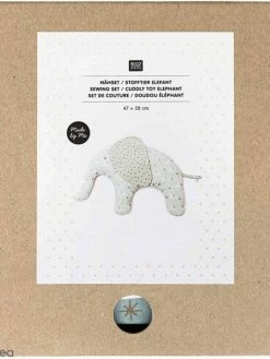 Kit Couture Rico Design - Doudou Elephant - 47 X 28 Cm