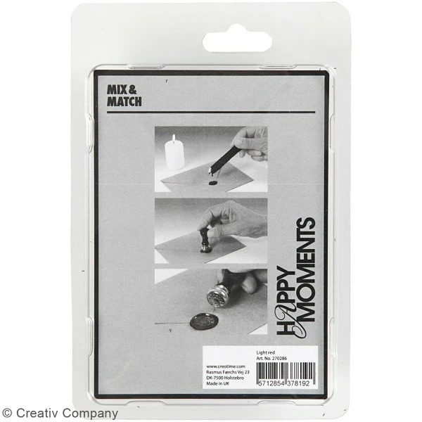 Creativ Company Kit De Cire à Cacheter - Rose - Motifs Couronne De Feuilles - 3 Pcs 3 Creativ Company Kit De Cire à Cacheter - Rose - Motifs Couronne De Feuilles - 3 Pcs – Image 3