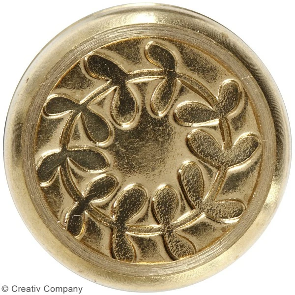 Creativ Company Kit De Cire à Cacheter - Rose - Motifs Couronne De Feuilles - 3 Pcs 4 Creativ Company Kit De Cire à Cacheter - Rose - Motifs Couronne De Feuilles - 3 Pcs – Image 4