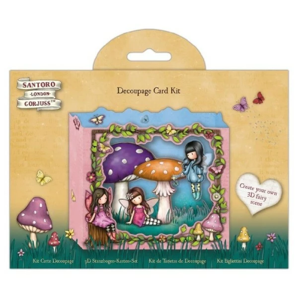 Docrafts Kit Découpage Carte 3D - Santoro Gorjuss 1 Docrafts Kit Découpage Carte 3D - Santoro Gorjuss