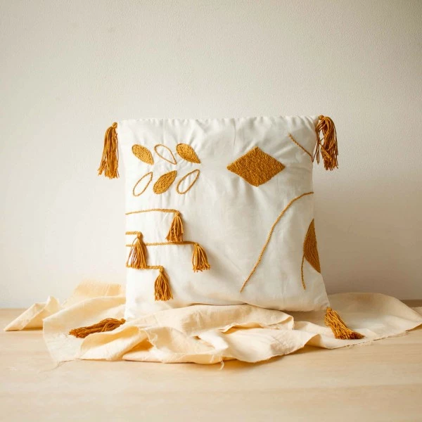 Pause Moderne Kit DIY Broderie - TAIE D'OREILLER 1 Pause Moderne Kit DIY Broderie - TAIE D'OREILLER