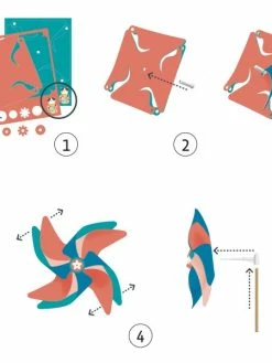 Djeco Kit Do It Yourself - Moulins à Vent à Créer - 4 Pcs 7 Djeco Kit Do It Yourself - Moulins à Vent à Créer - 4 Pcs -V-Zug shop kit do it yourself moulins a vent a creer 4 pcs p 4