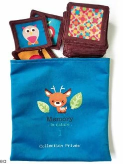 Interstiss Kit Jeu Memory Couture - Nature Bleue - 21 Pcs