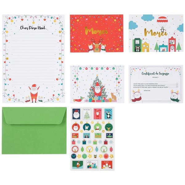 Draeger By Toga Kit Lettre Au Père Noël - Rouge 2 Draeger By Toga Kit Lettre Au Père Noël - Rouge – Image 2