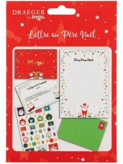 Draeger By Toga Kit Lettre Au Père Noël - Rouge