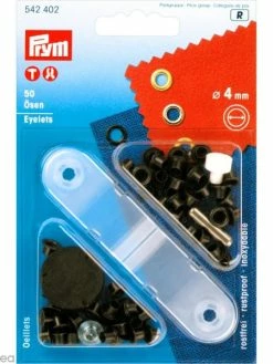 Kit Oeillet Prym - Oeillets Marron Foncé 4 Mm - 50 Pcs
