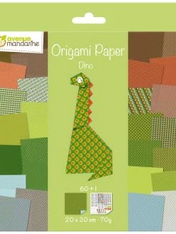 Avenue Mandarine Kit Origami - 20 X 20 Cm - 60 Feuilles