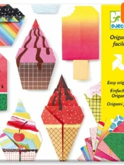 Djeco Kit Origami Facile - Délices - 24 Pcs