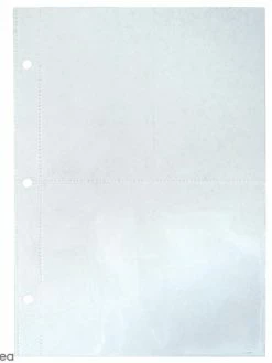 Rayher Kit Pages My Planner Notes A5 - Pochette Plastique 3 Compartiments - 4 Pcs