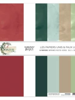 Florilèges Design Kit Papiers Unis OH WINTER