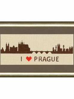 Kit Point De Croix Golden Fleece - J'aime Prague S / SG009