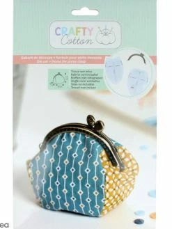 Artemio Kit Porte-monnaie Rond Crafty Cotton - Fermoir Et Patron De Couture