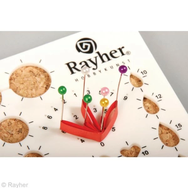 Rayher Kit Quilling - Pochoir En Liège Et Aiguilles 6 Rayher Kit Quilling - Pochoir En Liège Et Aiguilles – Image 6
