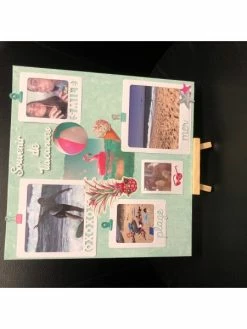 Cemoiquilaifee Kit Scrapbooking Cadre Vacances D'été