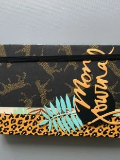 Cemoiquilaifee Kit Scrapbooking Carnet Note Léopard